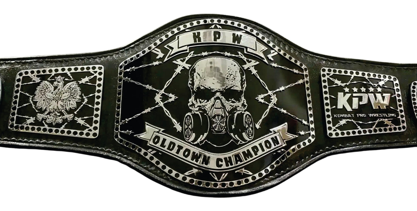BLACK WORLD KPW OLD TOWN CHAMPION CHAMPIONSHIP BELT
