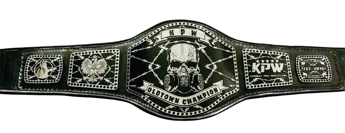 BLACK WORLD KPW OLD TOWN CHAMPION CHAMPIONSHIP BELT