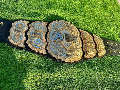 24K GOLD AEW Champion HEAVYWEIGHT CNC MADE CHAMPIONSHIP BELT