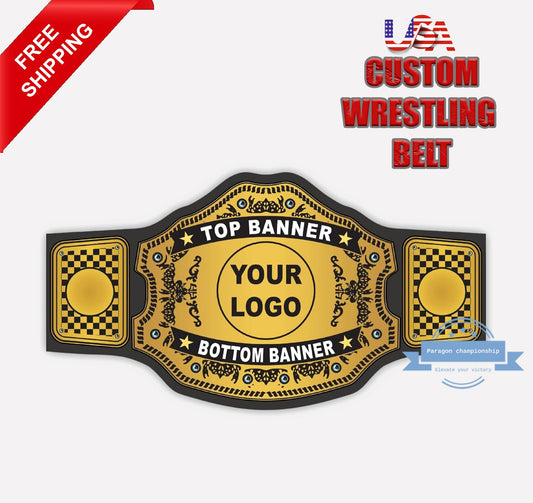 "Design Your Own" 4lb Custom Wrestling Championship Belt