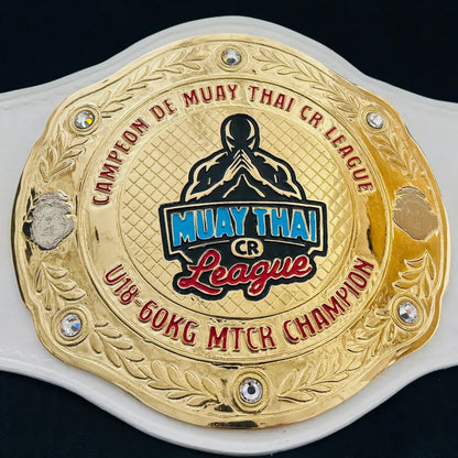 Muay Thai Fighting League Belt – Personalized Award