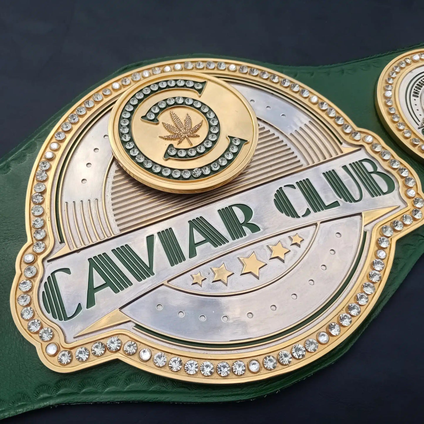 Custom Caviar Club Championship Belts for 420 Events