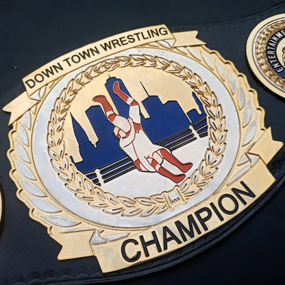 Custom Downtown Wrestling Championship Belt