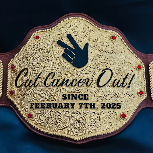 Customizable Big Gold Championship Belt