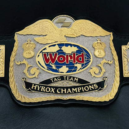 Tag Team World Fitness Championship Belts – Made for HYROX Competition