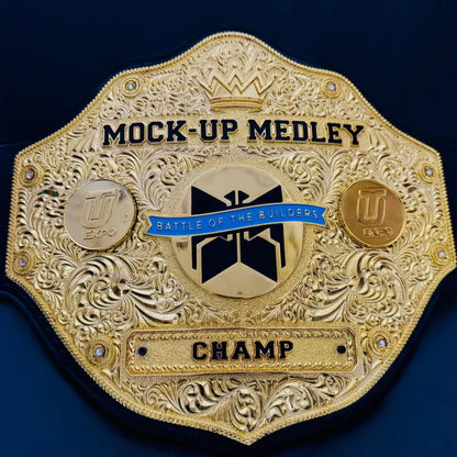 Custom Championship Belts for Events – Gold, Silver & Bronze Awards
