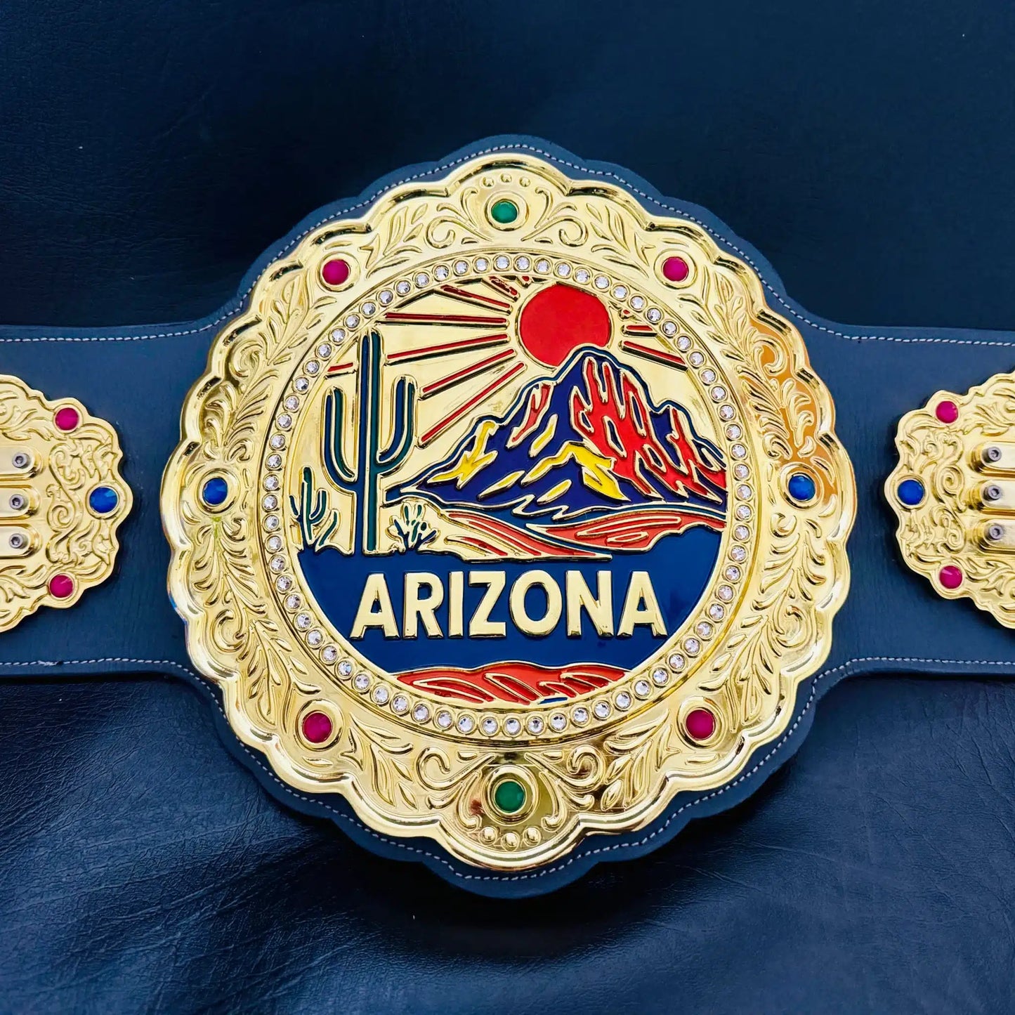 Arizona Sunset Champion Belt – Custom Recognition Award 🌵