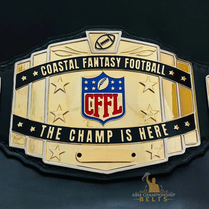 CFFL Fantasy Football Champion Belt – Custom League Trophy