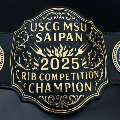 Custom Rib Competition Championship Belt