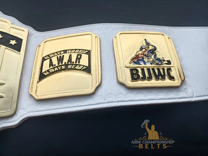 Custom BJJ World Champion Belt – Fully Personalized Jiu Jitsu Award