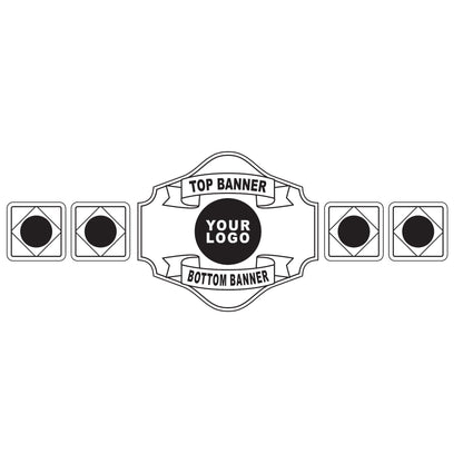 Authentic Wrestling Championship Belt Design