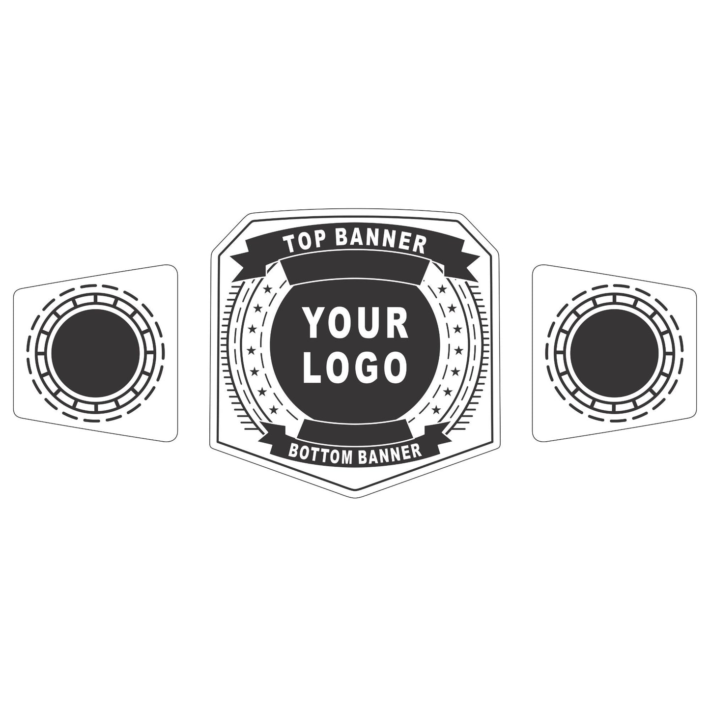 Custom Universal Wrestling Title Belt