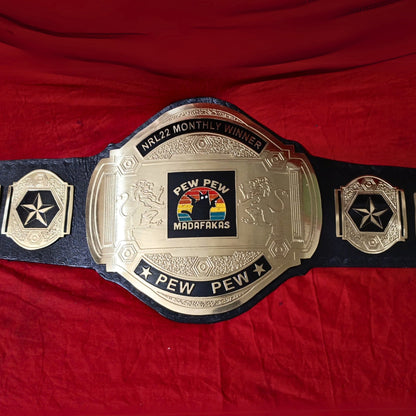 Personalized Wrestling Title Belt