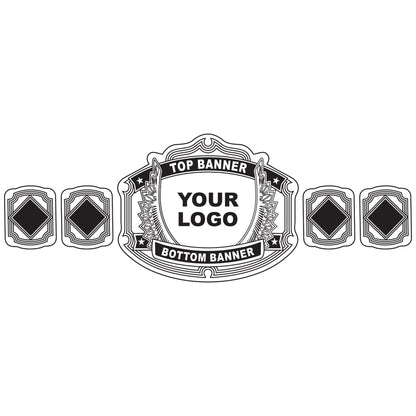 Custom Champion Wrestling Belt