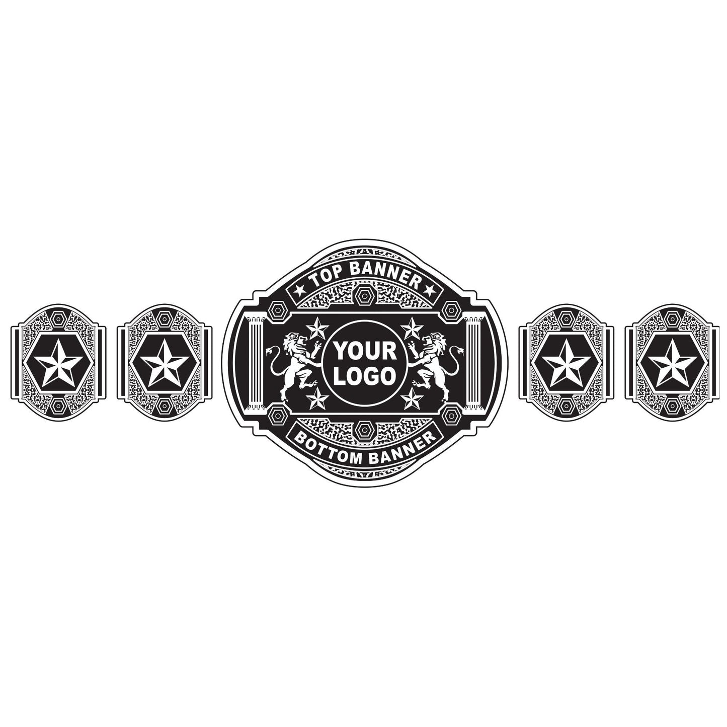 Personalized Wrestling Title Belt