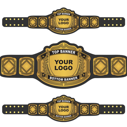 Custom Champion Wrestling Belt