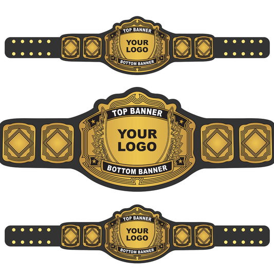 Custom Champion Wrestling Belt