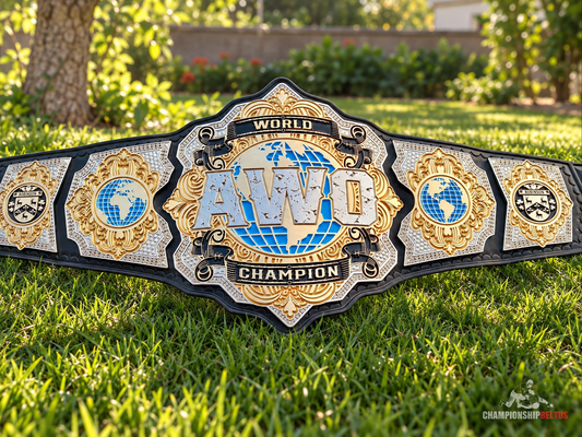 The 24K CNC AWO World Champion Premium CNC Championship Belt Replica