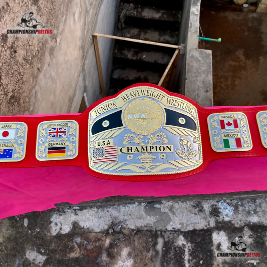 The 24K CNC NWA Junior Heavyweight Premium CNC Championship Belt Replica