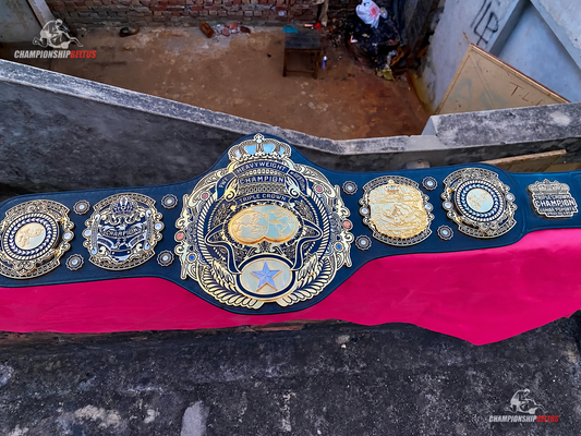 24K GOLD Tripple Crown World Heavyweight Premium CNC Championship Belt