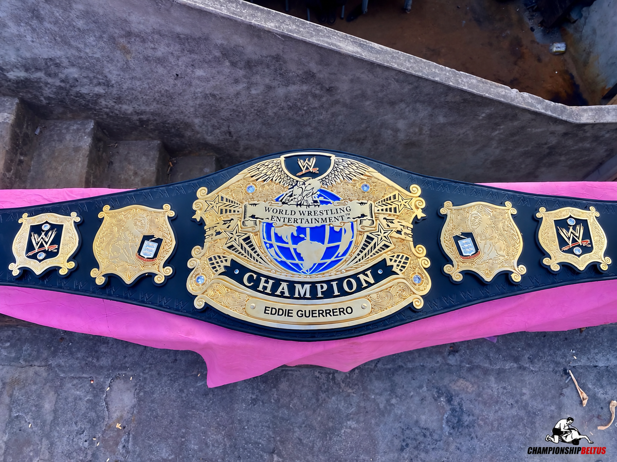 24K GOLD WWE Undisputed Championship Belt – Eddie Guerrero Edition CNC Belt
