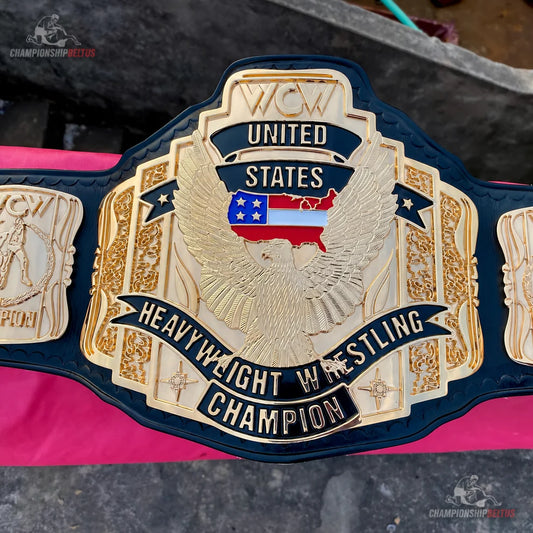 The 24K GOLD WCW United States Premium CNC Championship Belt Replica