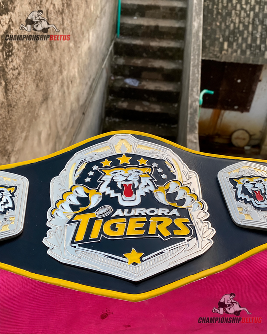 Aurora Tigers Custom Championship Belt