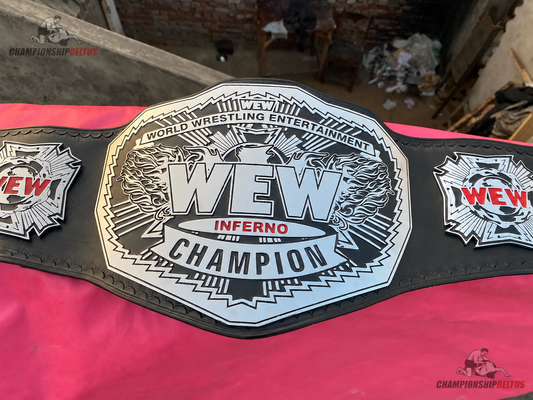 WEW Inferno Champion Wrestling Championship Belt