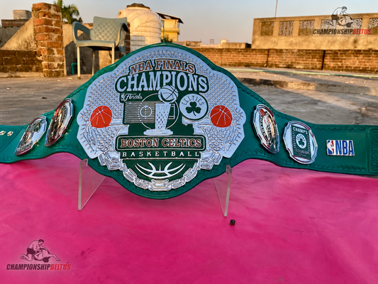 Boston Celtics NBA Finals Champions Green Championship Belt