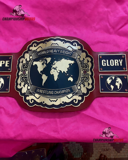 The 24K CNC World Heavyweight Wrestling Championship Belt