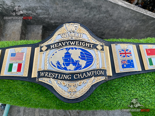 WWF World Heavyweight Wrestling Champion Classic Globe Belt
