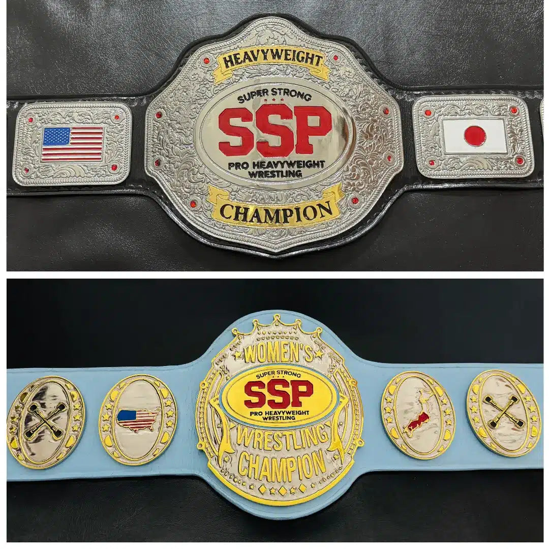 Custom Wrestling Championship Belts for Professional Federations
