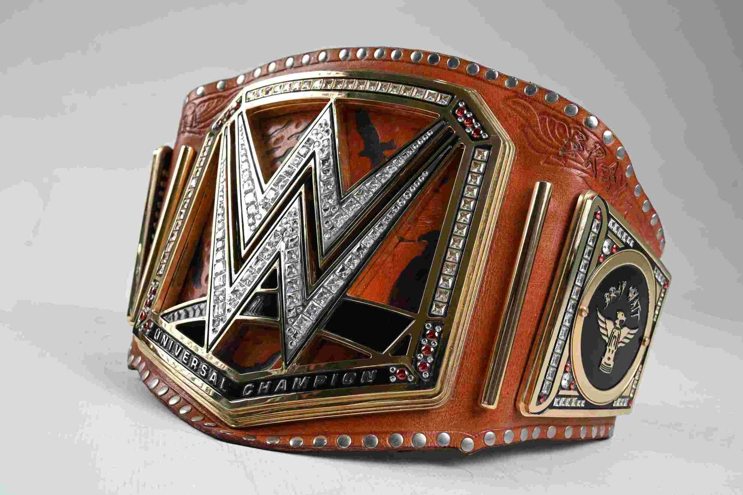 24K GOLD World Universal CNC Championship Belt 