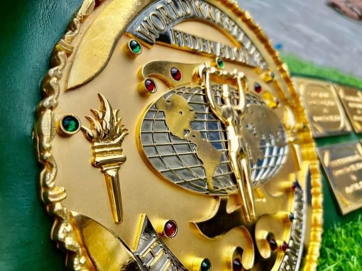 24K GOLD WWF BIG GREEN 3D CNC CHAMPIONSHIP BELT