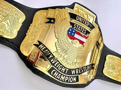 24K GOLD WCW US HEAVYWEIGHT CNC HD CHAMPIONSHIP BELT