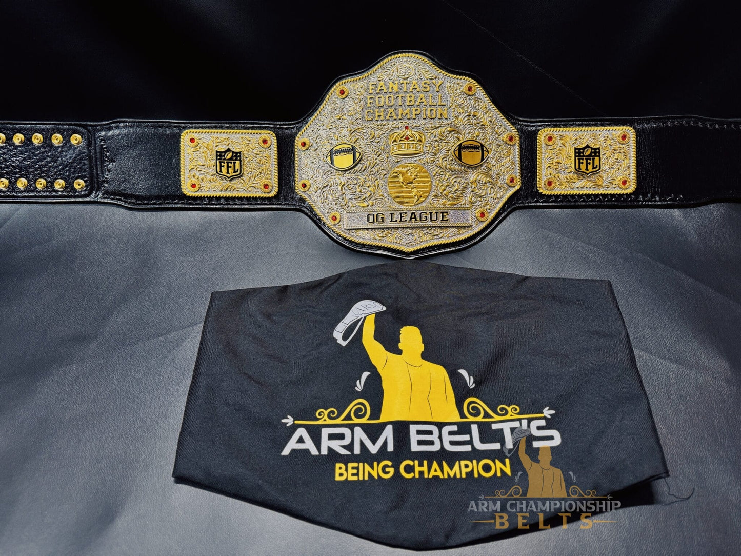 FFL Championship Belt – The Ultimate Fantasy Football Trophy