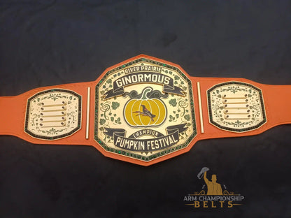 Custom Pumpkin Festival Championship Belt