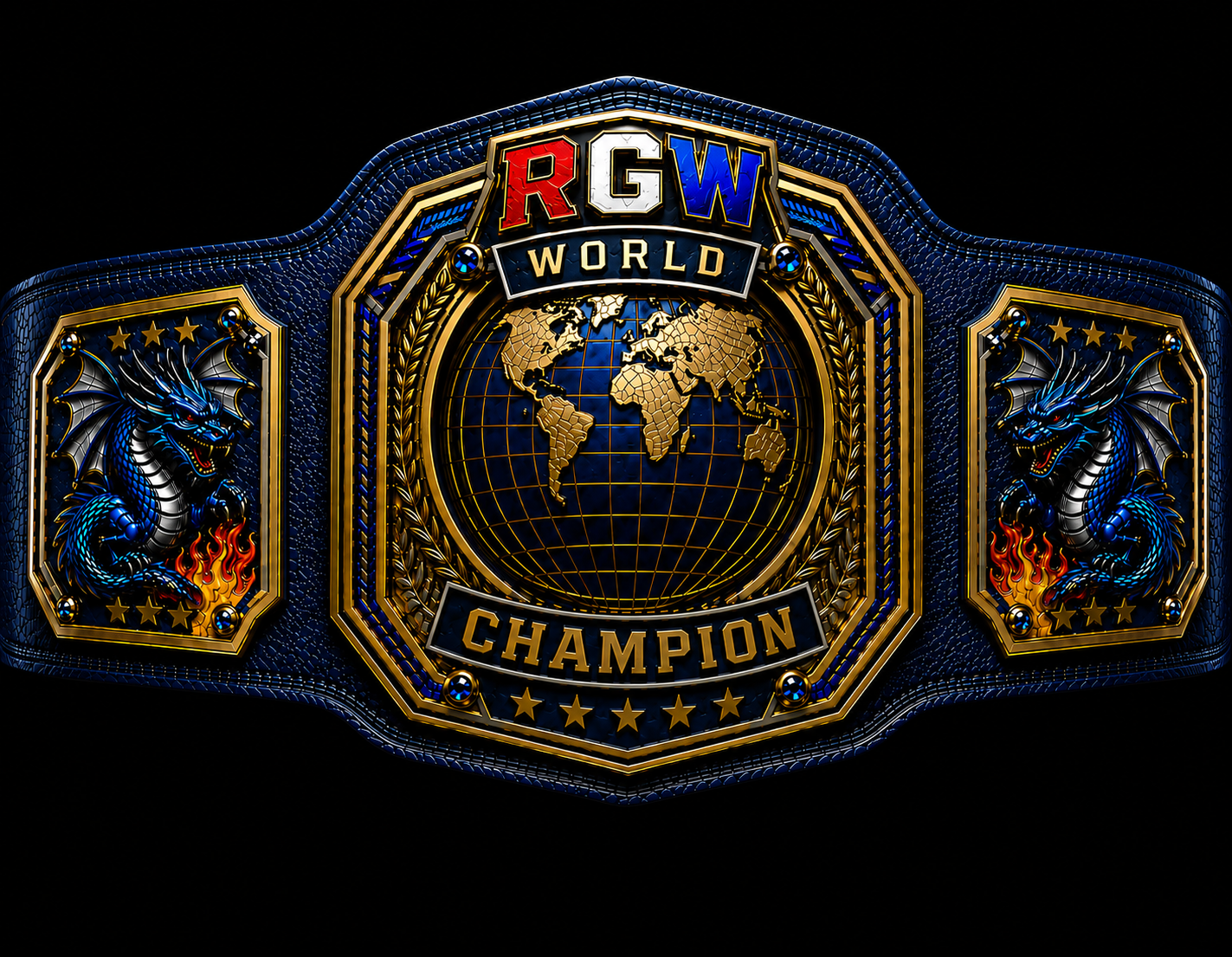 Custom RCW Championship Title Belt