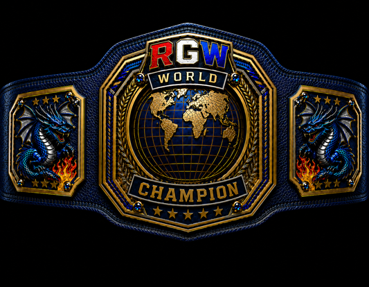 Custom RCW Championship Title Belt