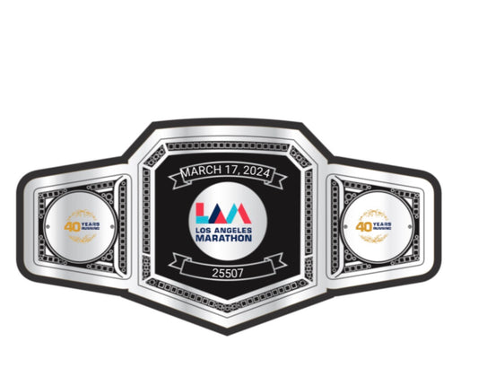 Los angle’s championship custom championship belts