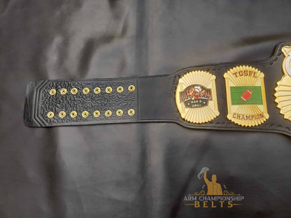 Customizable TGSFL Championship Belt