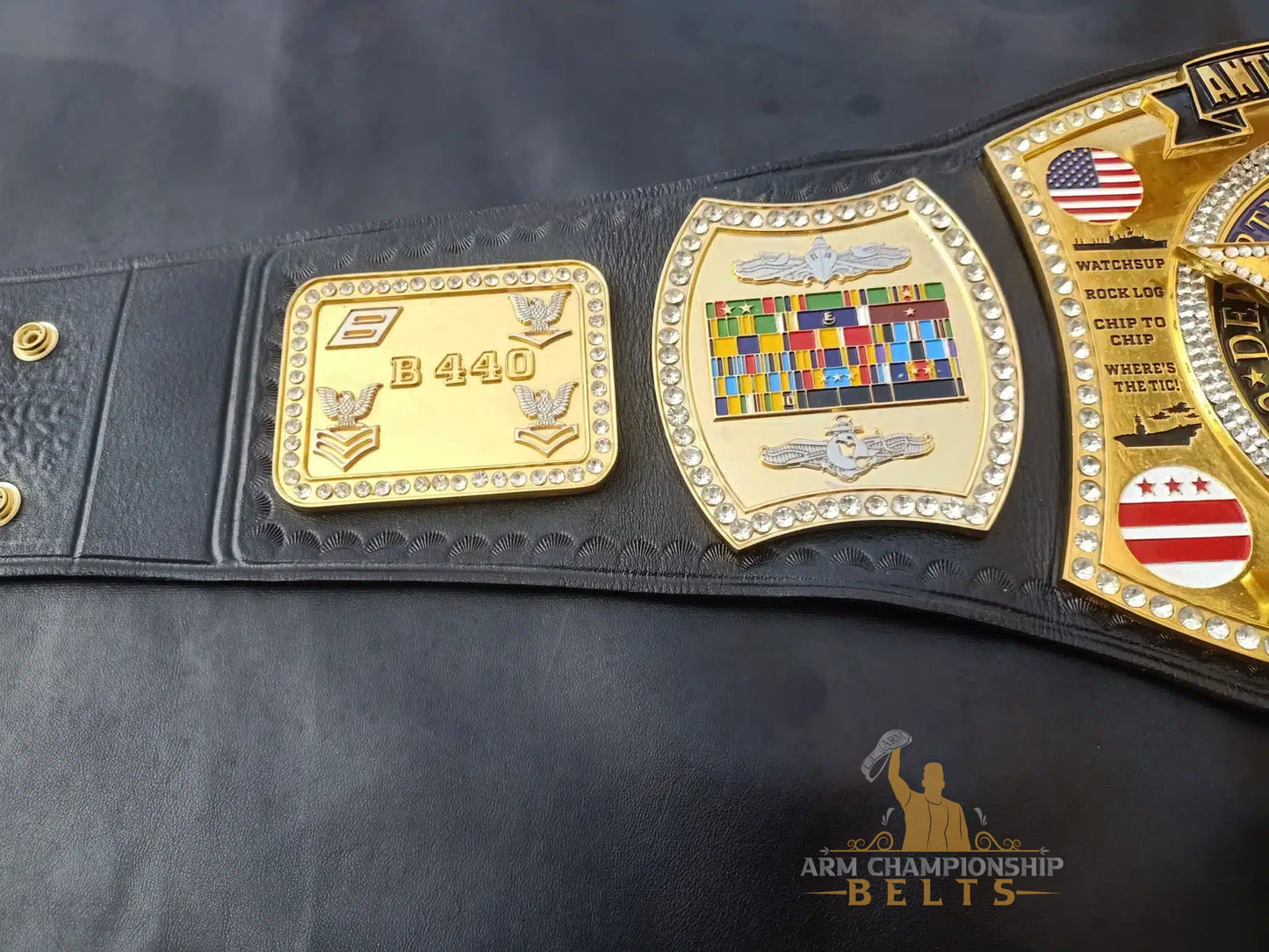 Custom Military Retirement Belt