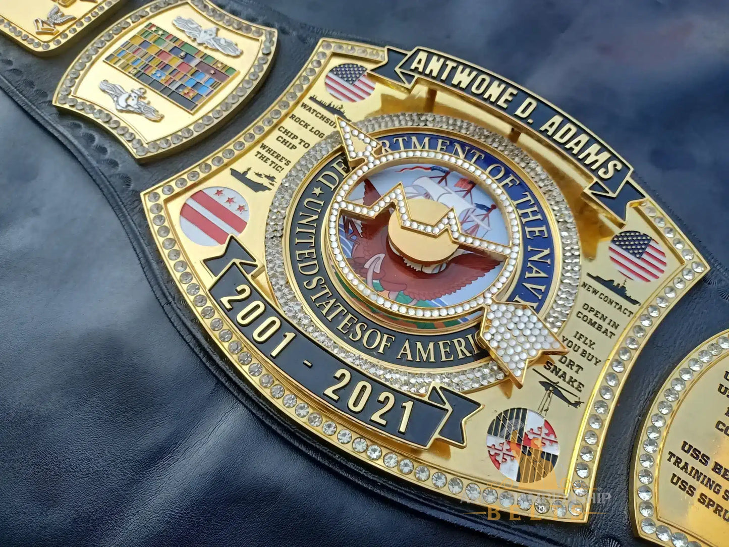 Custom Military Retirement Belt
