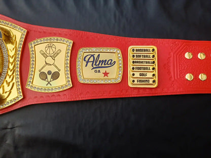 Schools Event Custom Made Championship Belt