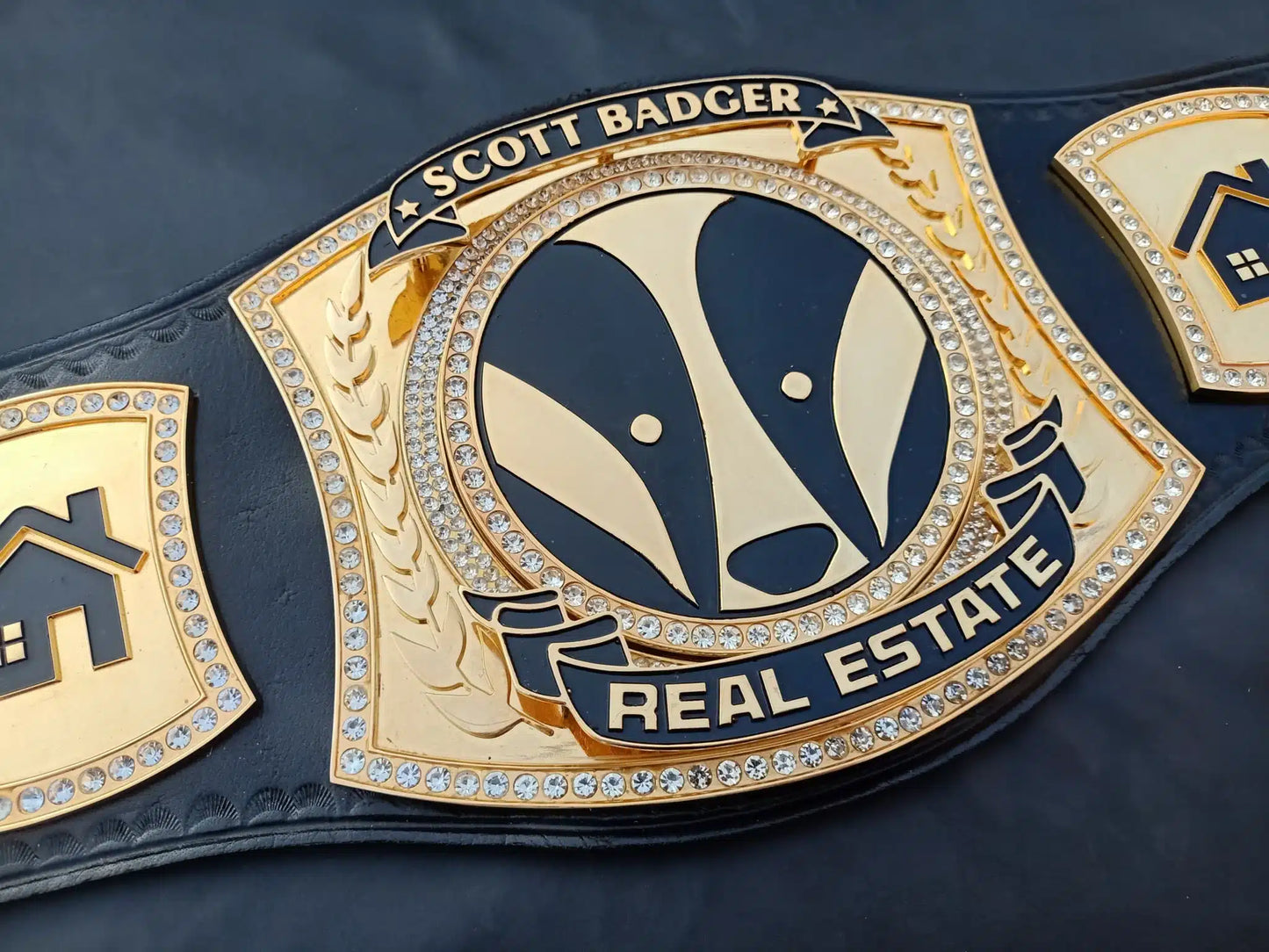 Real Estate Championship Belt – Customizable Award Title
