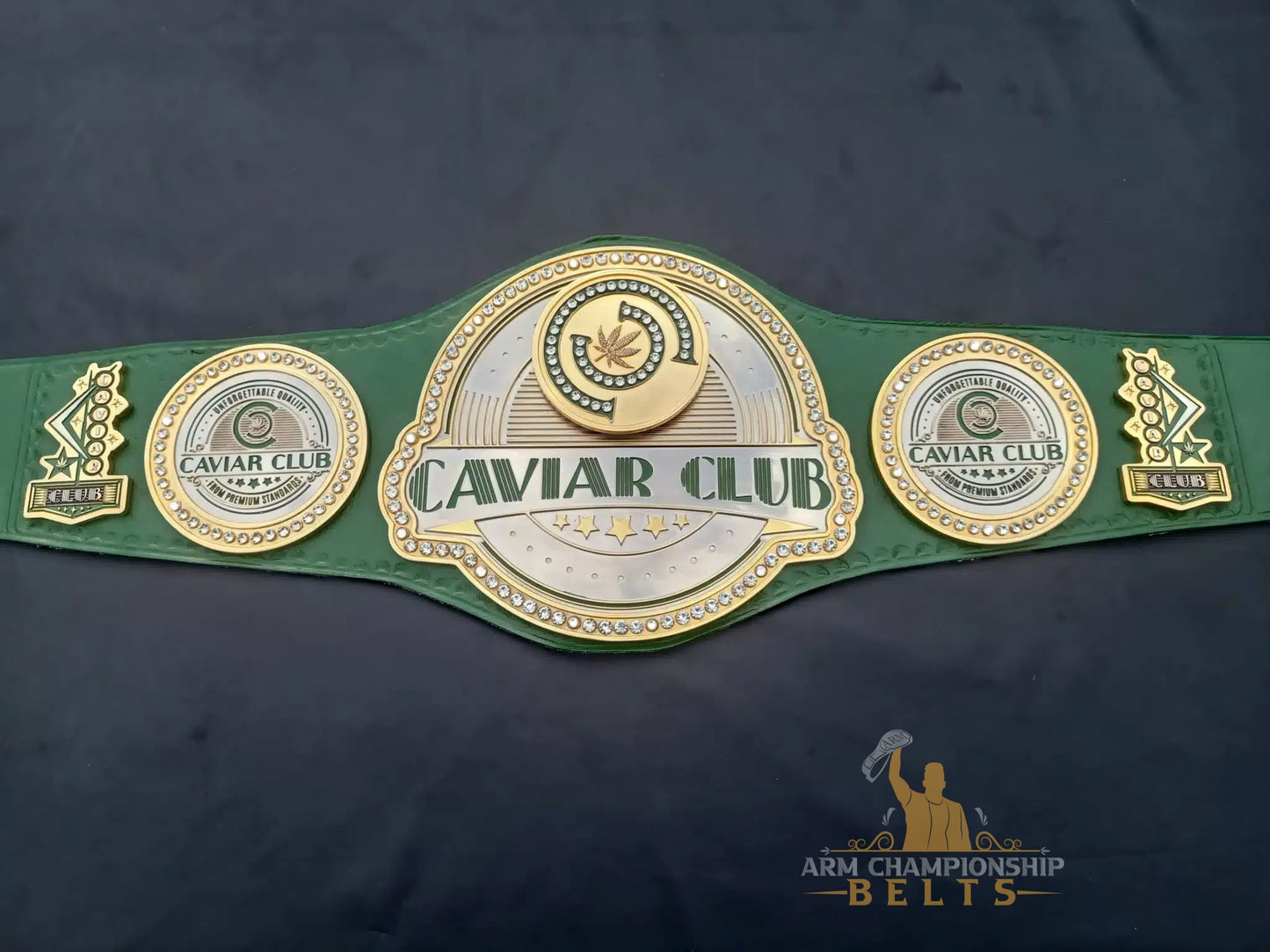 Custom Caviar Club Championship Belts for 420 Events