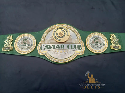 Custom Caviar Club Championship Belts for 420 Events