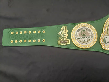 Custom Caviar Club Championship Belts for 420 Events