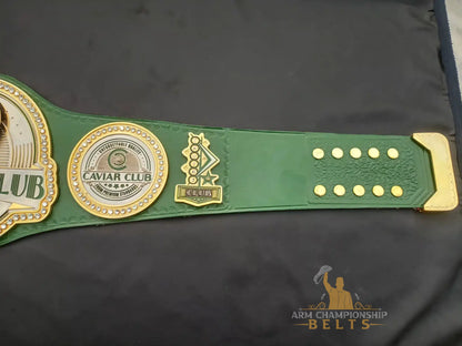 Custom Caviar Club Championship Belts for 420 Events