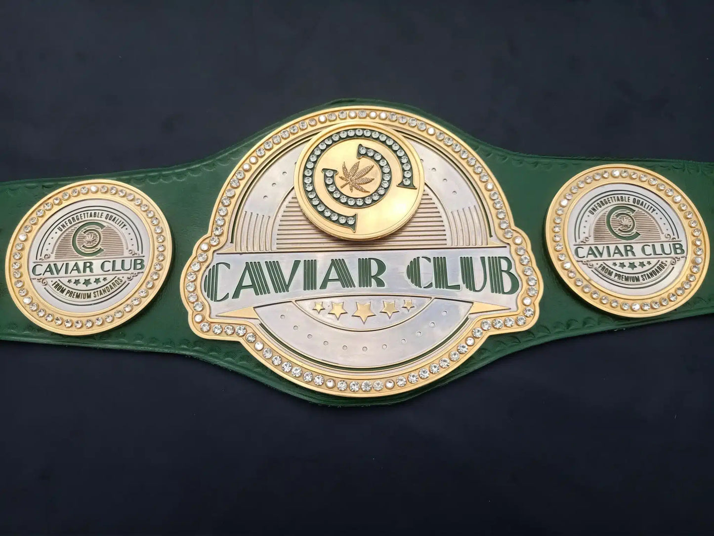 Custom Caviar Club Championship Belts for 420 Events
